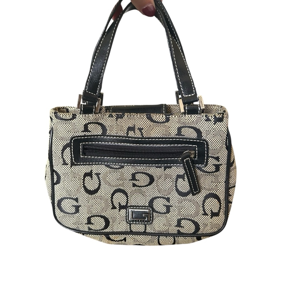 Guess Black and Cream Mini Bag
